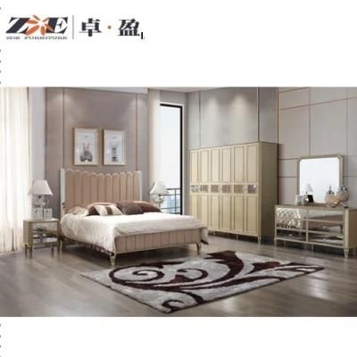 Modern Luxury Master King Big Size Bedroom Furniture Bedroom Set 6 Pieces