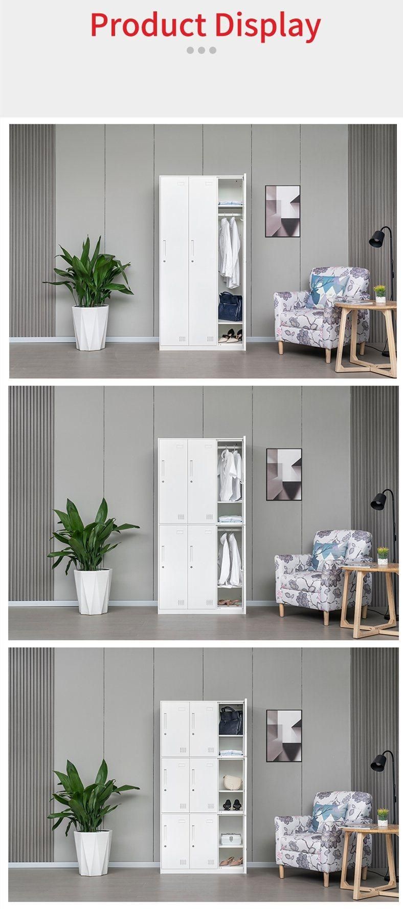 Modern Furniture 9 Mesh Door Storage Locker with Locker Feet