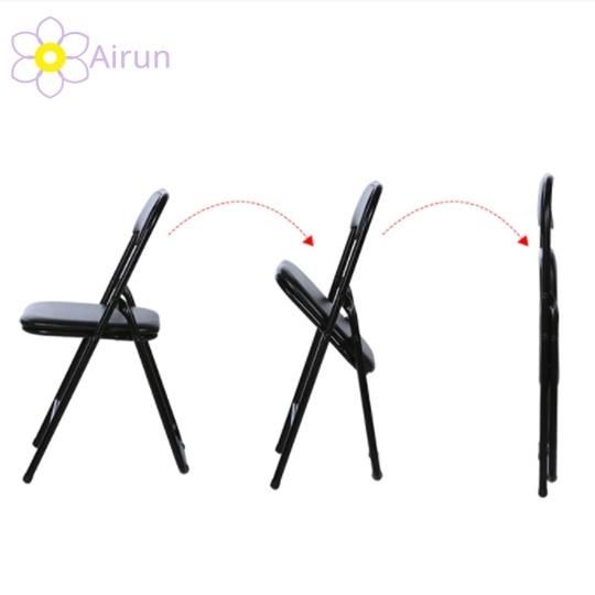 Wholesale Simple Computer Conference Casual Fashion Office Backrest Metal Folding Dining Chair