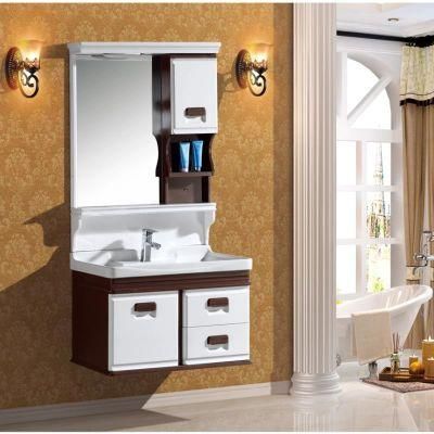 Hot Selling Modern Wall Mounted Waterproof PVC Bathroom Cabinet for Wholesale