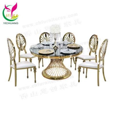 Hyc-Ss46 Foshan Wholesale Fancy Wedding Dining Restaurant Chairs Used