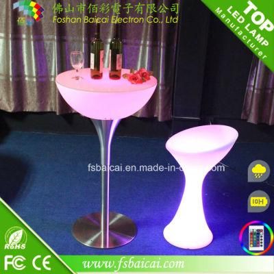 LED Lights Bar Cocktail Table