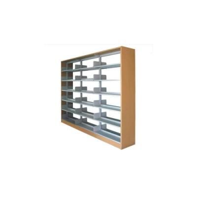 Steel Book Shelves Library Use Double Column Book Shelf