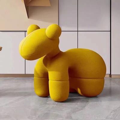 Creative Horse Shape Animal Chair Leisure Chair Designer Family Small Cartoon Children&prime;s Chair