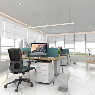 Modern White Color 2 Person Office Furniture Workstation Desk