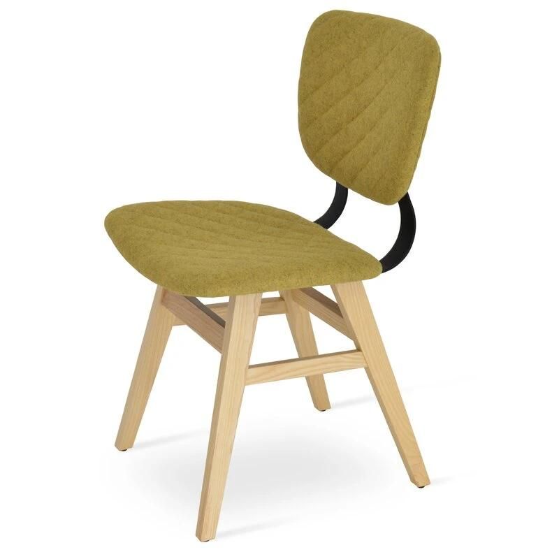 Leg Plastic Chair Plastic Leg Leather Cushion American Kitchen Design Wood Modern Furniture