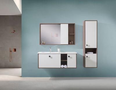 China Factory Modern Wall-Hung White Bathroom Vanity