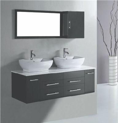 MDF Double Sink Bathroom Vanity Cabinet Bathroom Furniture