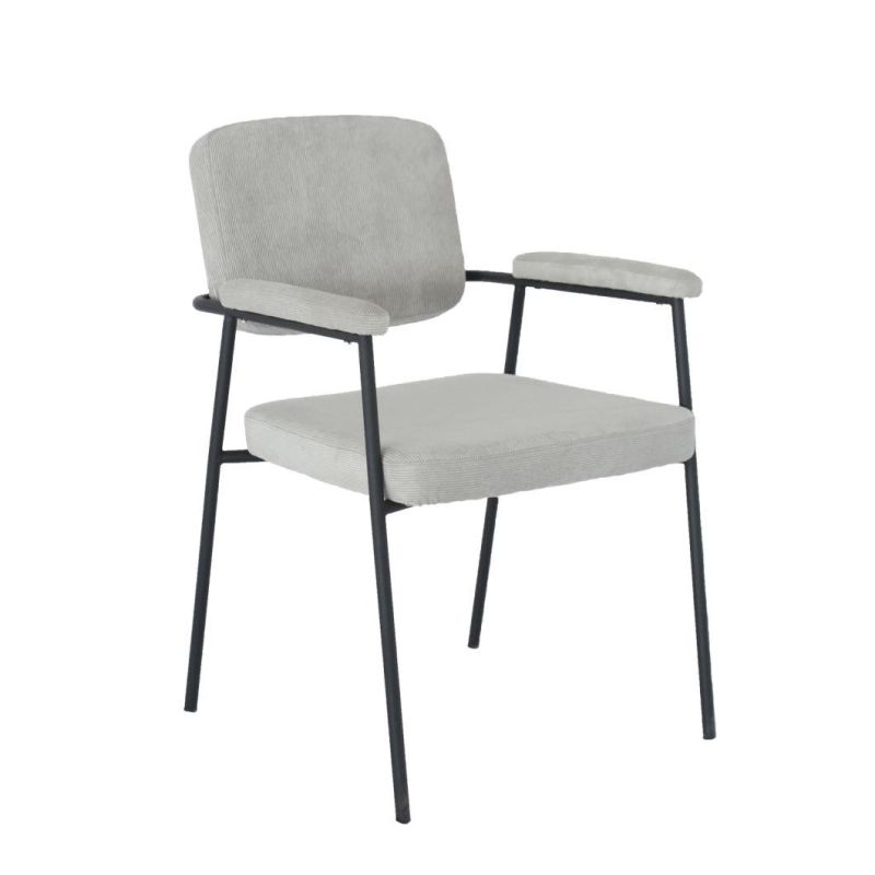 Modern Iron Legs Designs Dining Chair Armrest Restaurant Room Dining Chairs