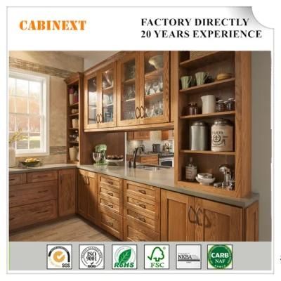 Wood Stain Kitchen Cabinets with Cheap Price From Factory