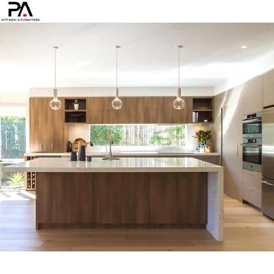 High Quality Luxury Furniture Modular Modern Lacquer and Melamine Kitchen Cabinets