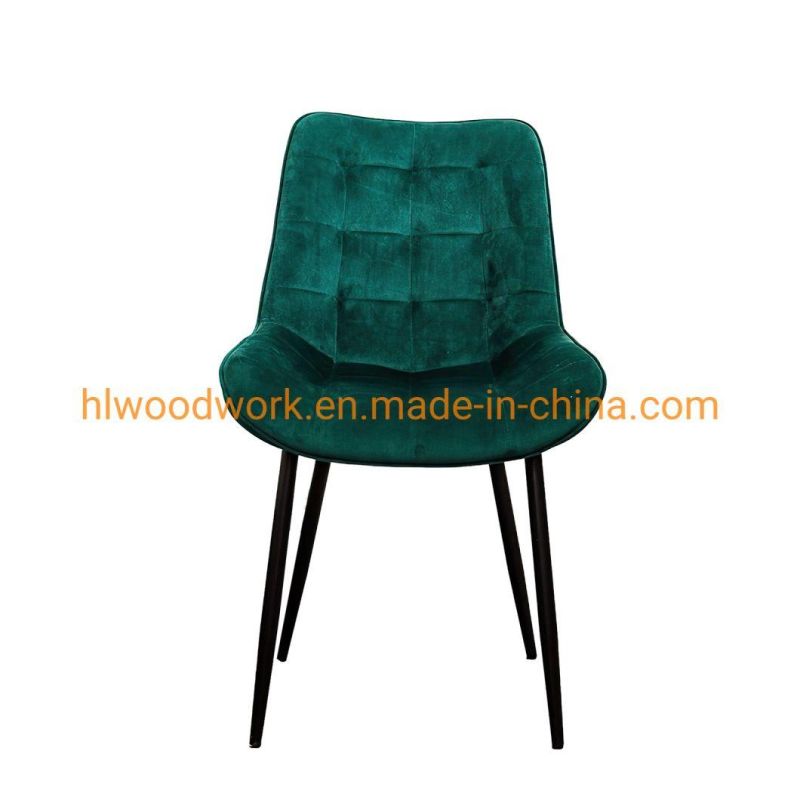 Dining Chair French Style Home Furniture Modern Hotel Restaurant Outdoor Chair Fabric Velvet Dining Room Chair