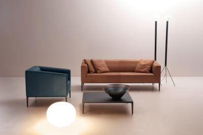 Modern Leisure Latest Design Cow PU Leather Executive Office Sofa Set