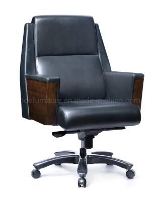 Zode MID Back PU Boss Manager Executive Vintage Over Sized Office Faux Reclining Desk Wooden Office Swivel Reclining Genuine Leather Chairs