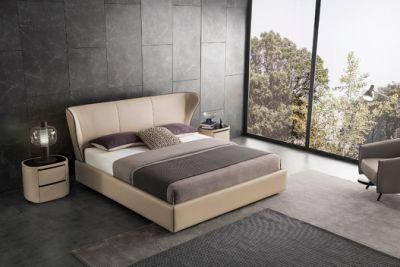 Gainsville Designer Furniture Bedroom Furniture King Size Bed with Elegant Headboard Gc2002