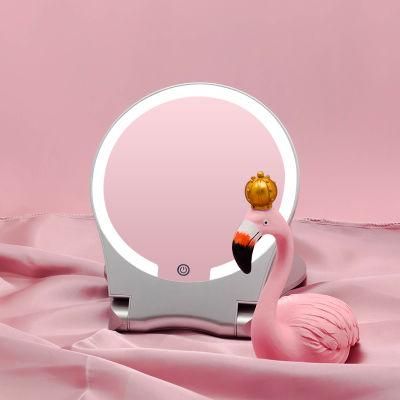 Slim Design Foldable High Definition LED Make up Mirror with Touch Sensor
