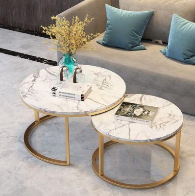 Coffee Table Set Modern Marble Round Coffee Table Living Room Furniture