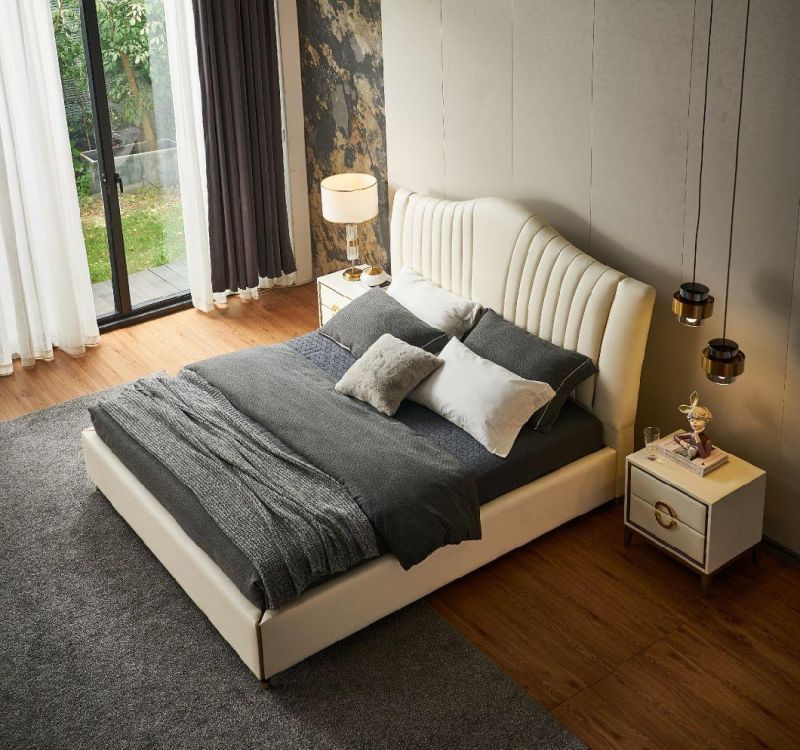 Luxury Home Furniture Set Modern Bedroom Furniture King Bed for Hotel a-Wf015