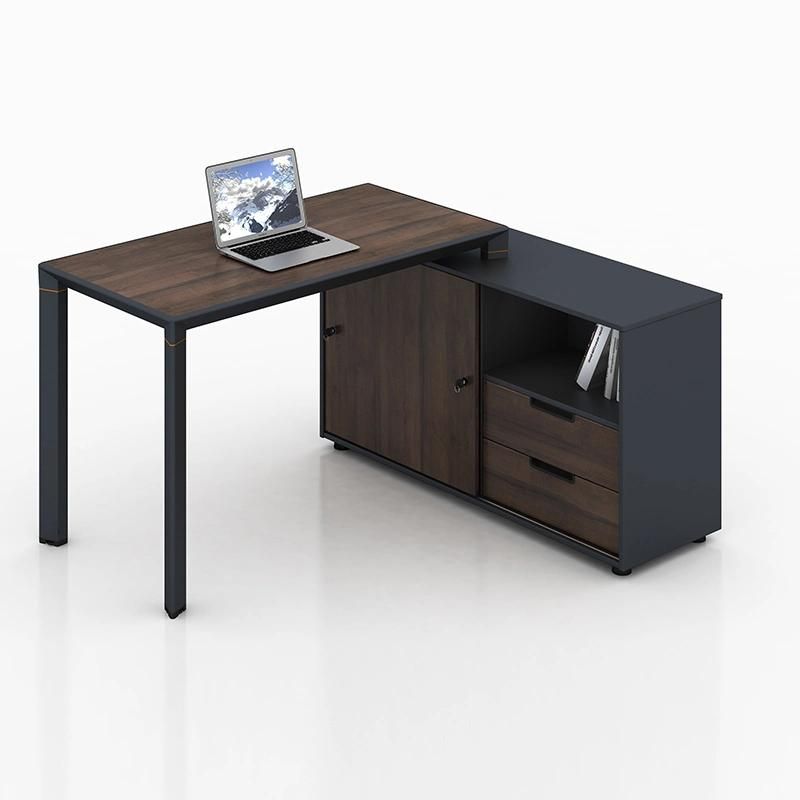 Custom Luxury Office Depot Modern Executive L Shape Wooden Furniture