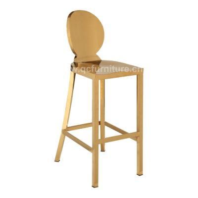 Hotel Furniture Hot Selling Modern Stainless Steel Bar Chair