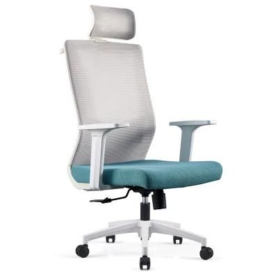 Lumbar Support Computer Chairs Adjustable Ergonomic Office Chair with Headrest