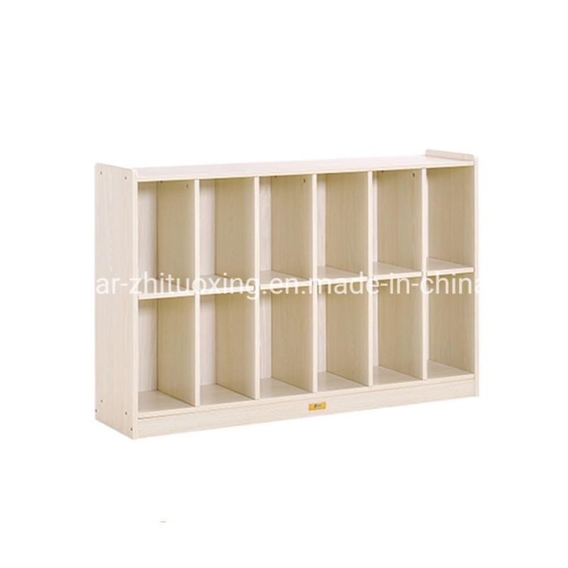 Kindergarten Cabinet, Children Nursery School Furniture, Kids Shelf, Preschool Schoolbag and Shoes Cabinet