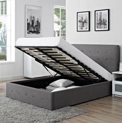 Morden European Designs Double Storage Bed King Queen Size Bed with Storage
