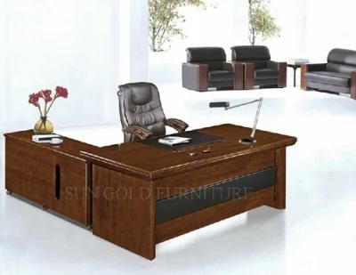 Wooden Furniture, High Glossy Veneer MDF L Shape Desk (SZ-OD503)
