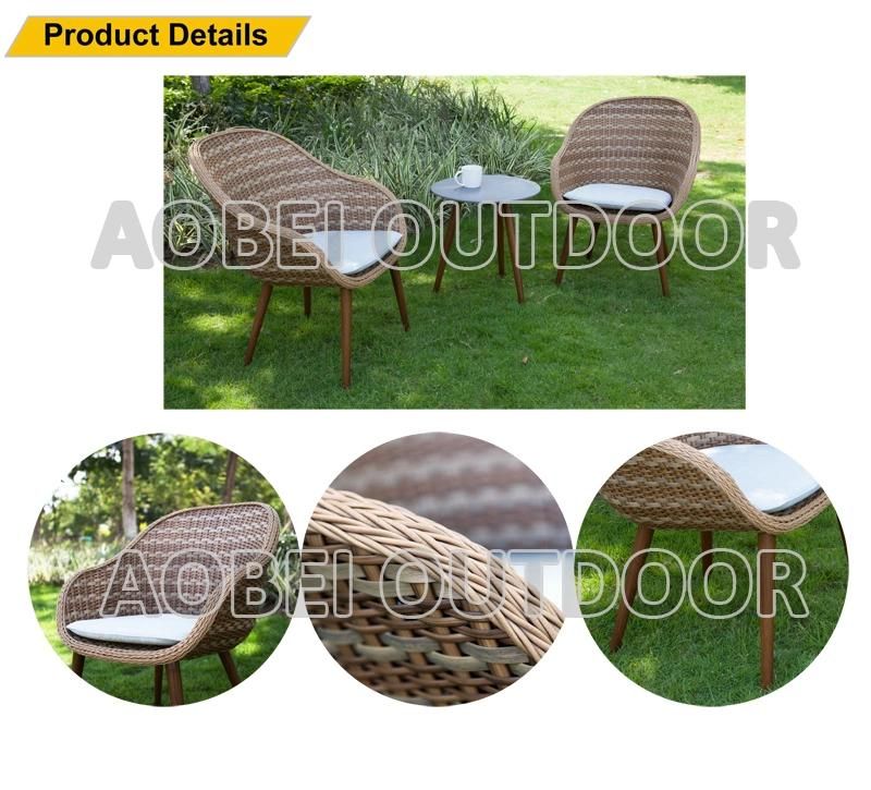 Modern Outdoor Garden Patio Home Hotel Restaurant Balcony Lounge Chair Sofa Furniture in Wooden Finishing