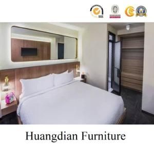 Plywood Material Hotel Bedroom Furniture (HD1037)