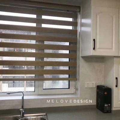 Double Layer Window Manual Chain Zebra Blinds