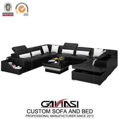 Best-Selling Modern Office Sectional Genuine Leather Sofa