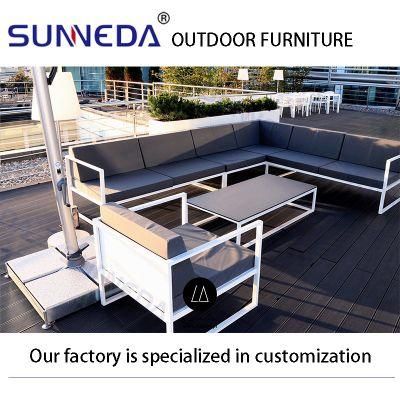 Sectional Outdoor Furniture Aluminum Leisure Sofa Furnitures Modern