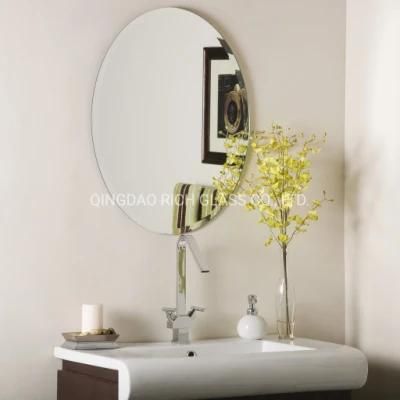Wholesale Simple Frame Less Silver Coated Wall Mounted Dressing Mirror
