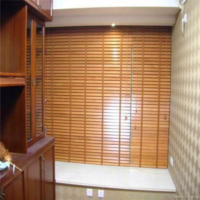 Factory Supplier Manual Venetian Wooden Window Blind Custom