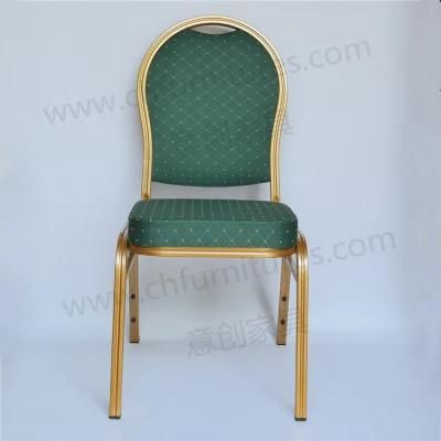 Hotel Chair Aluminum Stacking Metal Banquet Chair Yc-Af09