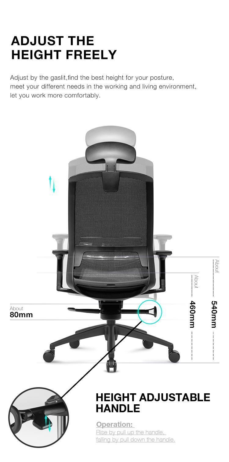 2020 Black Swivel Adjustable Modern Mesh Office Chair