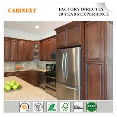 European Style Luxury Painted Solid Wood Modern Kitchen Cabinet