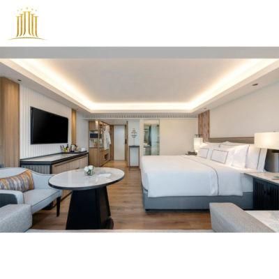 Foshan Hotel Furniture Manufacturer Professional 5 Star Luxury Hotel Guest Room Bedroom Wooden Furniture Set