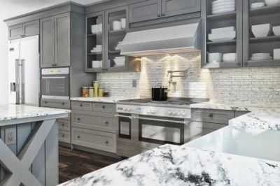 Hot Trends Modern Kitchen Cabinets Solid Wood Quality Factory Supply