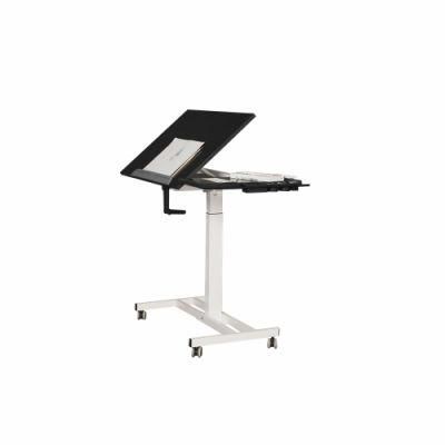 Single Leg Height Adjustable Drafting Table Drawing Study Laptop Desk