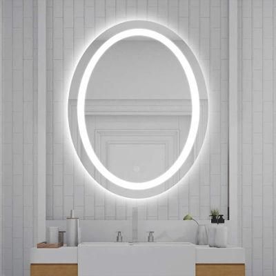 Oval Round IP44 Waterproof Illuminated Backlit LED Bathroom Mirror Lighting China Manufacturer