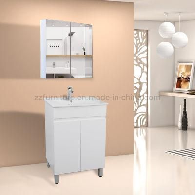 PVC White Modern Style Bathroom Furniture Cabinet Vanity