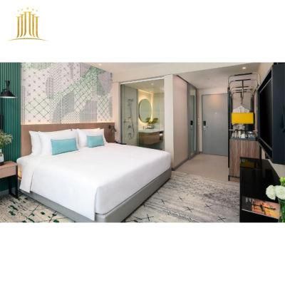 Modern Attractive Wood with Veneer Wholesale Hotel Guest Room Furniture