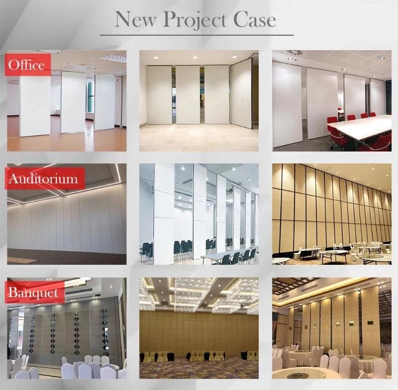 Conference Meeting Room Modern Acoustic Operable Soundproof Movable Partition Walls