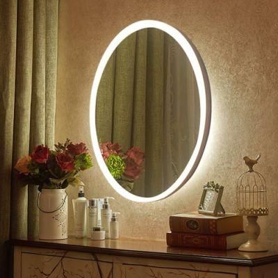 Jinghu Hot Sale Hotel Project Smart Bathroom LED Makeup Mirror Bathroom Furniture Mirror