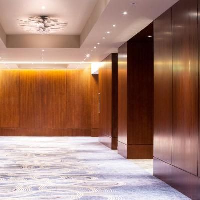 Solid Wood Veneer Wall Panel for Hotel Fitment Furniture (EMT-F1212)