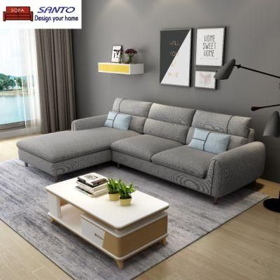 Sofa Sets for Living Room Modern Soft Fabric Sofa Sets Sectional Top Grain Leather Sofa Set