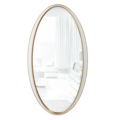 Nordic Vanity Mirror Oval Wall Mounted Makeup Mirror for Bathroom