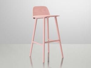 Modern Hotel Cafe Shop Restaurant Wooden Bar Stool